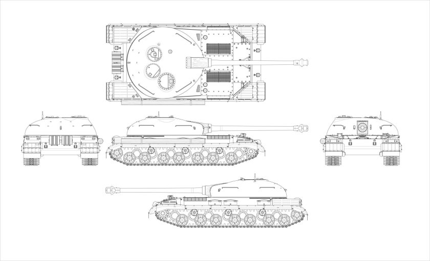 СТГ танк чертеж