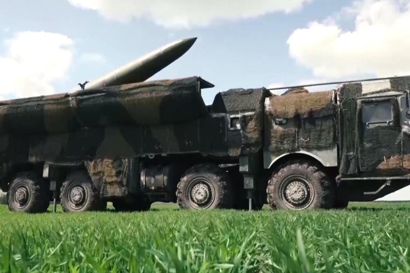 Удар ОТРК Искандер