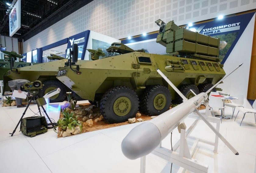 Ракетный комплекс Ralas на базе БТР Lazar 3