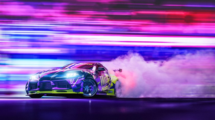 Toyota supra drift