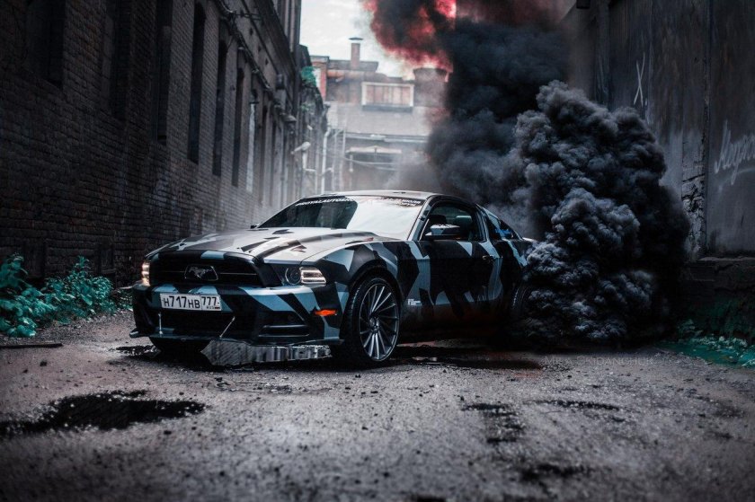 Тачки с дымом