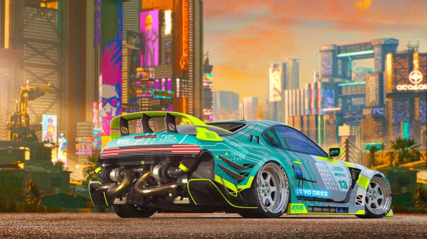 Toyota Supra Cyberpunk 2077