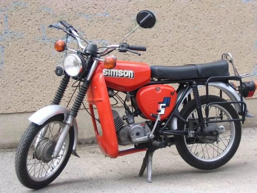 Мотоцикл Simson s51