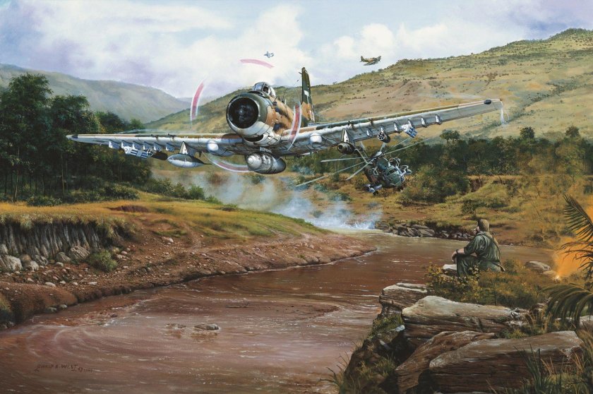 A-1 Skyraider Вьетнам