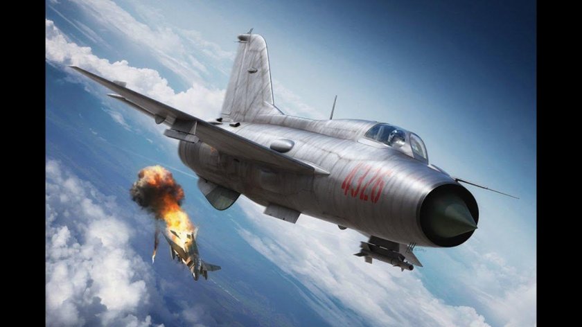 Миг 21 vs f-4 Fantom