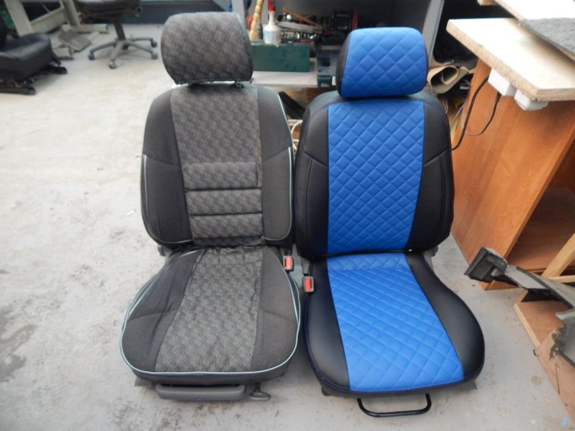 Авточехлы ромб