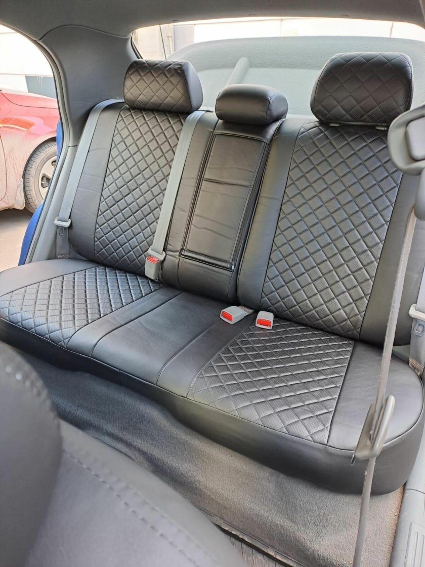 Чехлы на сиденья Шевроле Лачетти ромб