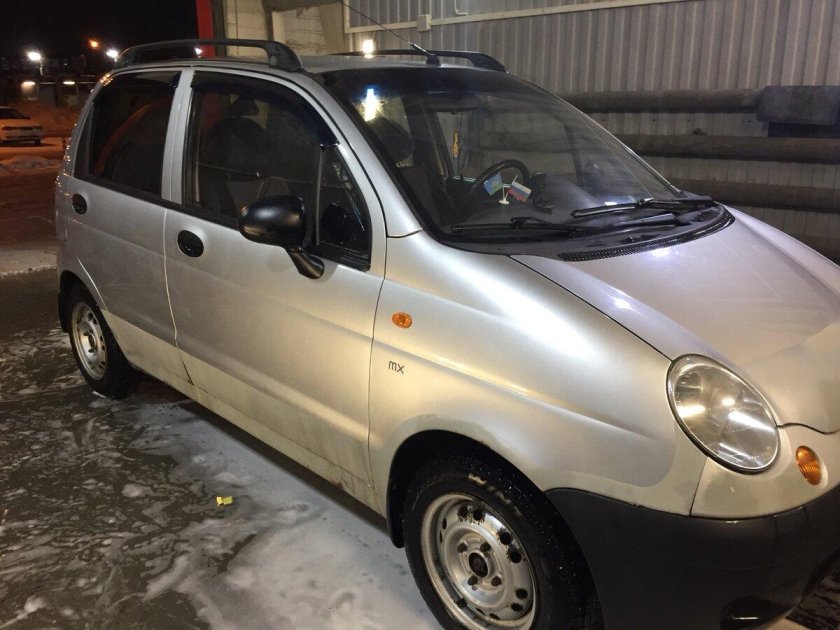 Daewoo Matiz серебряный