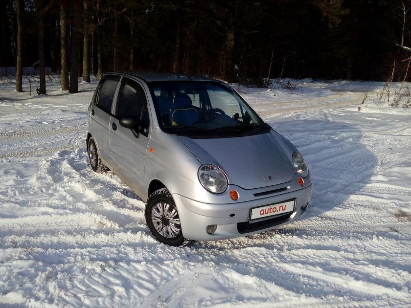 Дэу Матиз серебристый