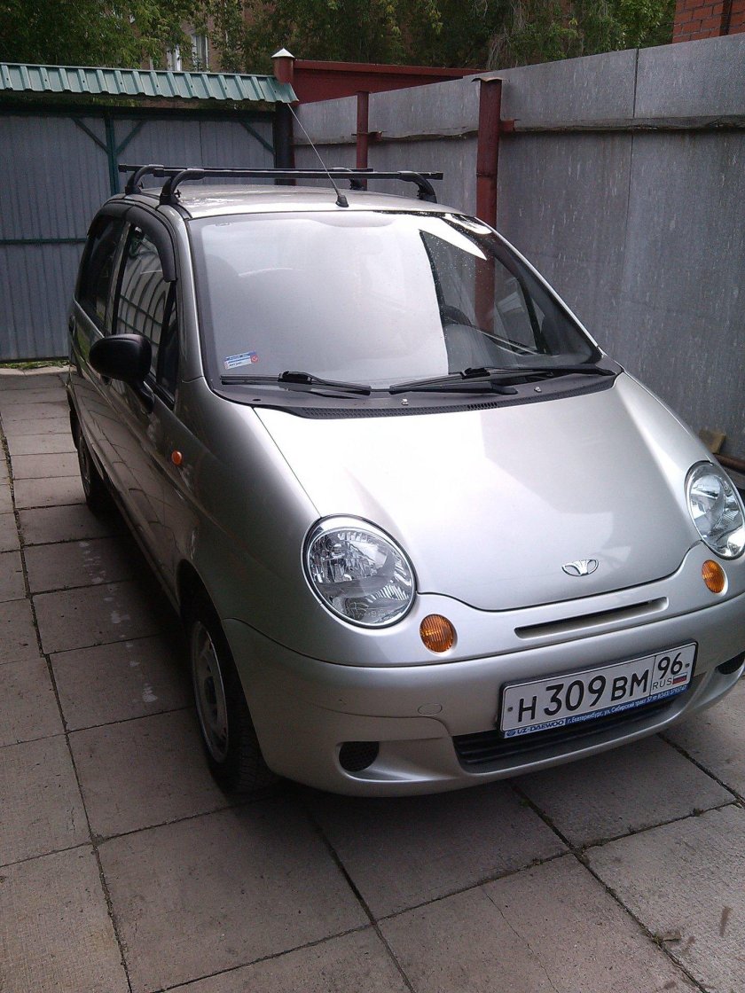 Дэу Матиз серебристый