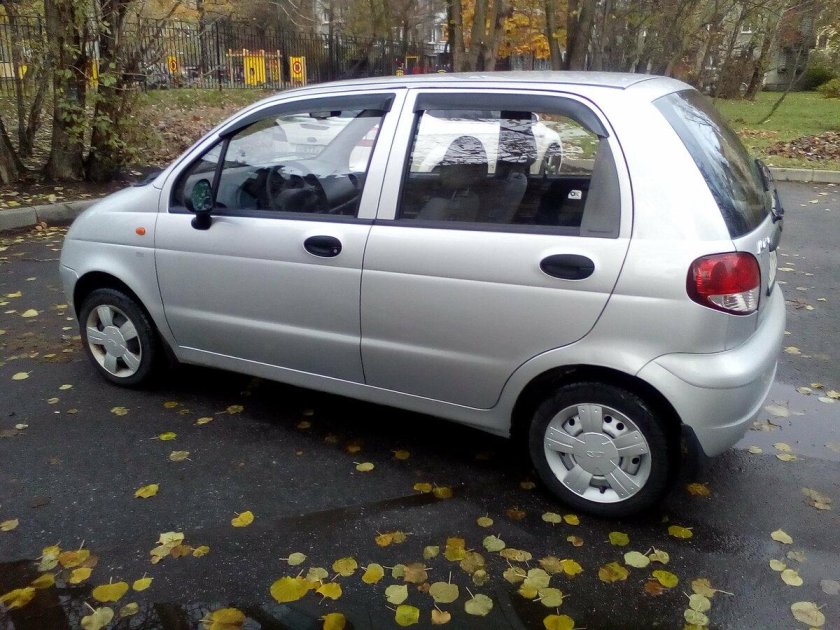 Daewoo Matiz серебряный