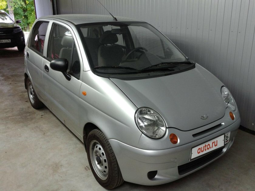 Daewoo Matiz серебряный