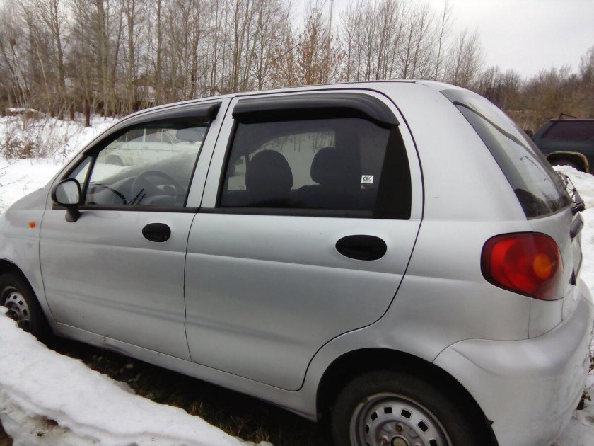Daewoo Matiz серебристый