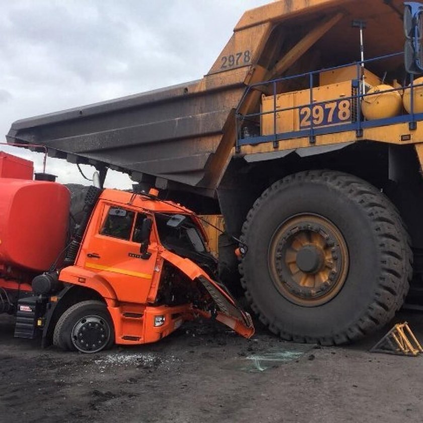 БЕЛАЗ авария