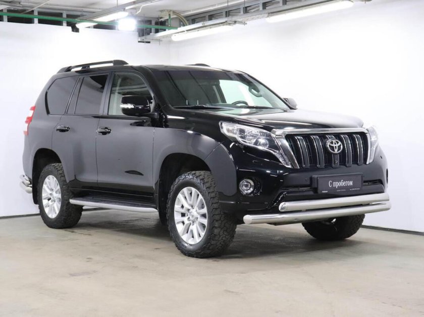 Тойота Прадо 2014 черный цвет