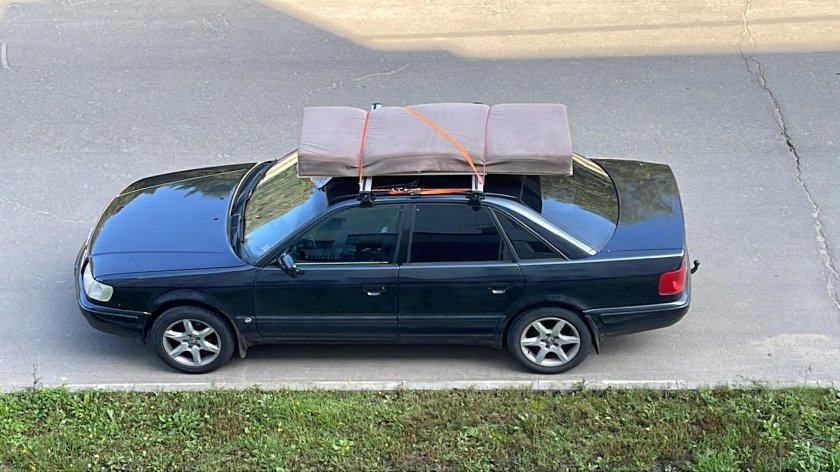 Audi 100 c4 багажник на крышу