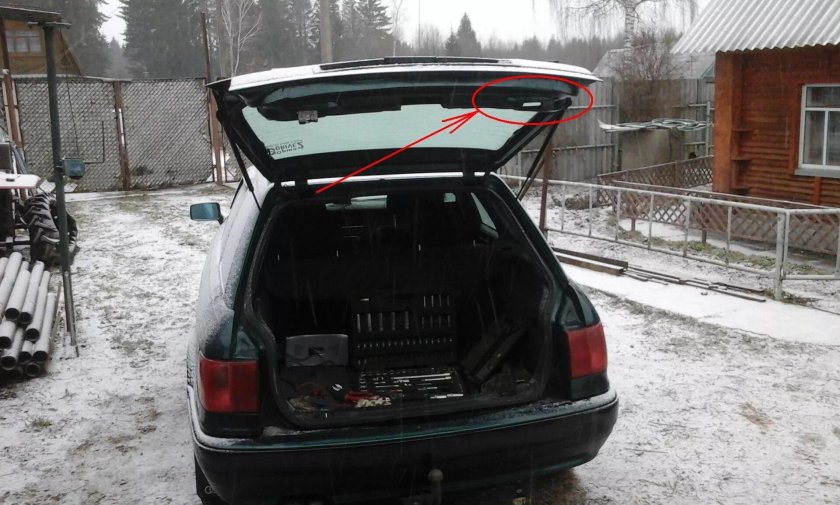 Багажник audi 80