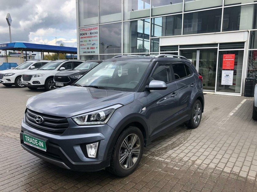 Крета Хендай 2017 серая