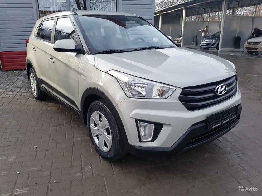 Хендай Крета бежевый цвет