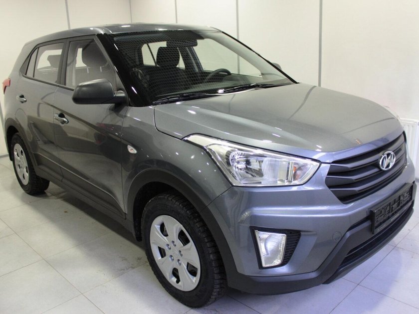 Хендай Крета серая