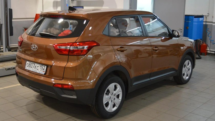 Hyundai creta 2021 коричневый