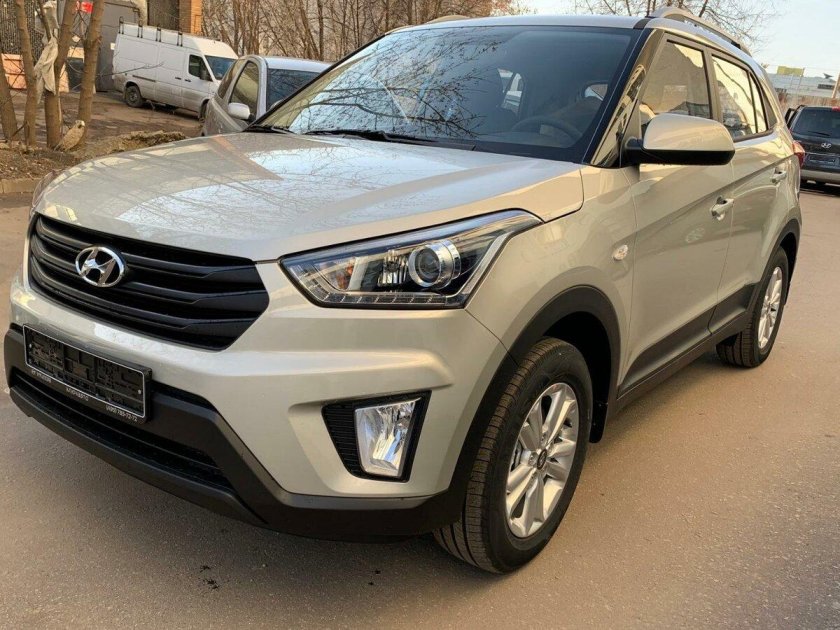Hyundai Creta бежевая