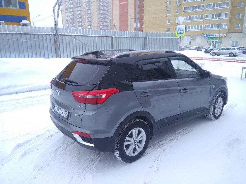 Хендай Крета 2018 серый