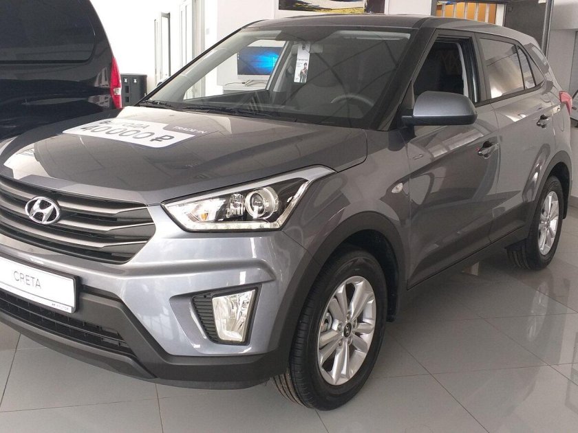 Хендай Крета серая