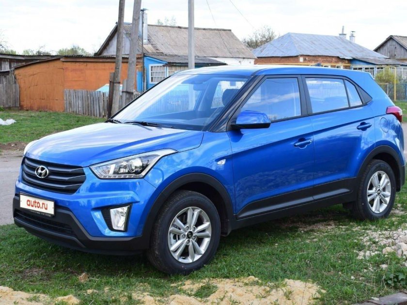 Хендай Крета синяя
