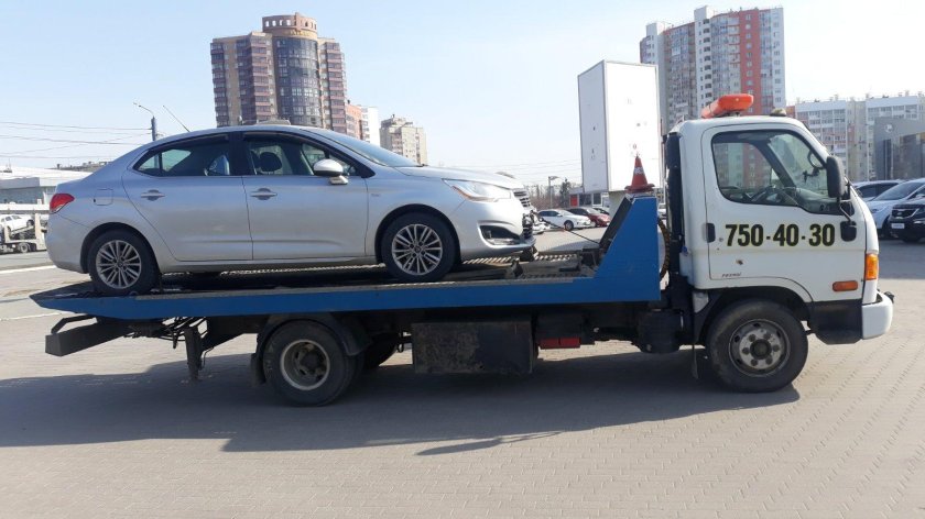 Эвакуатор частичной погрузки Iveco Daily