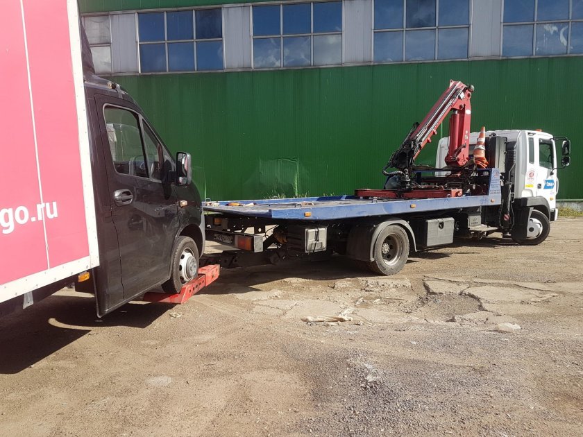 Газель эвакуатор с частичной погрузкой