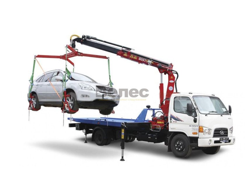 Эвакуатор с манипулятором Hyundai HD 78