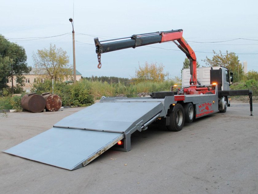 Эвакуатор Мерседес Актрос