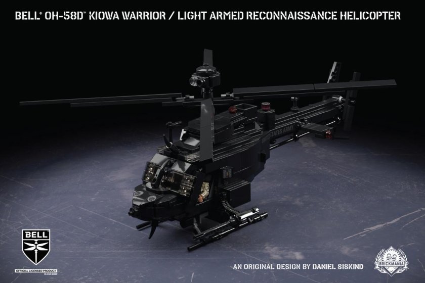 Kiowa Oh 58d вертолет