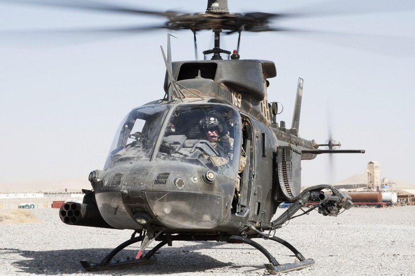 Kiowa Oh 58d вертолет