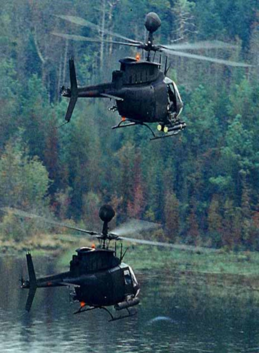 Kiowa Oh 58d вертолет