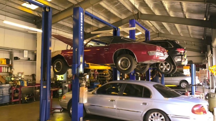 Автомастерская в гараже