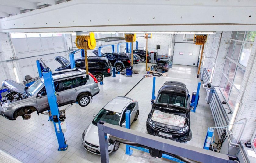 Станция техобслуживания автомобилей