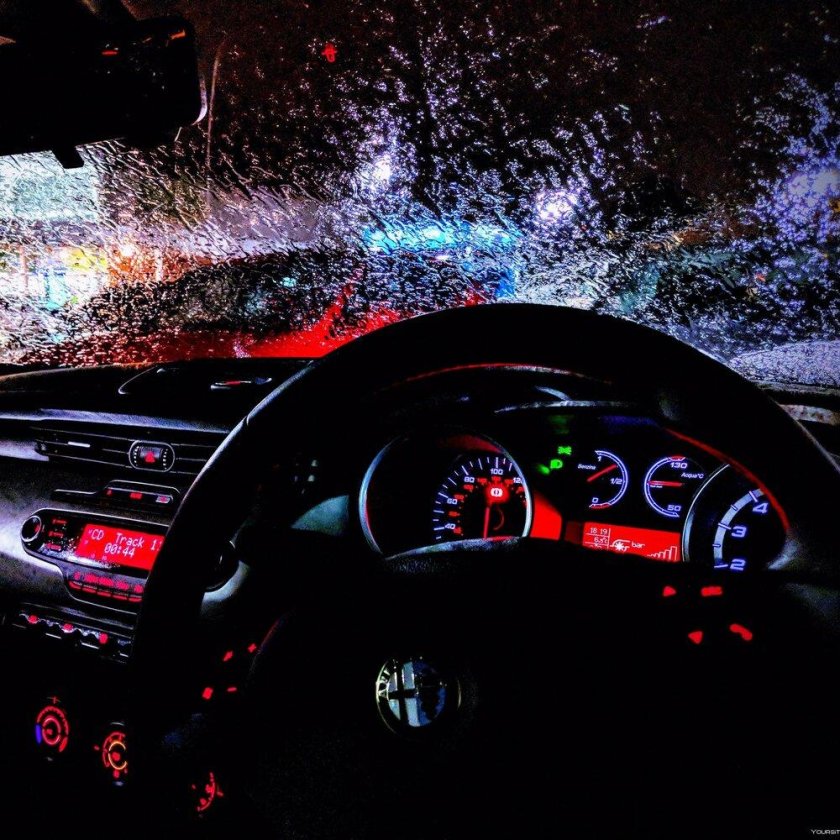 Гонки ночью