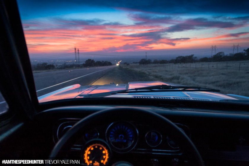 Красивый вид из машины