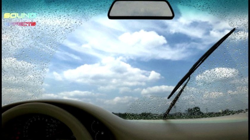 Автомобильный дворник вид изнутри