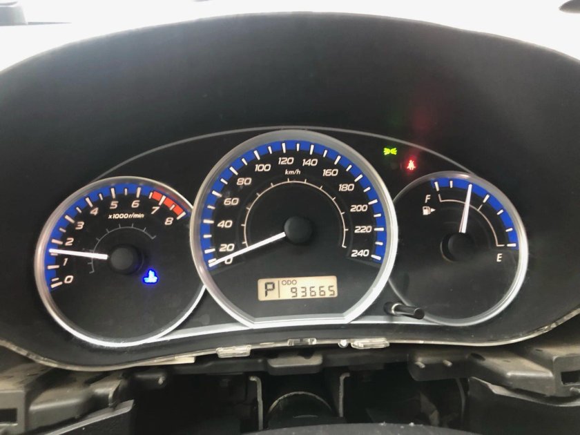 Subaru Forester sh приборная панель