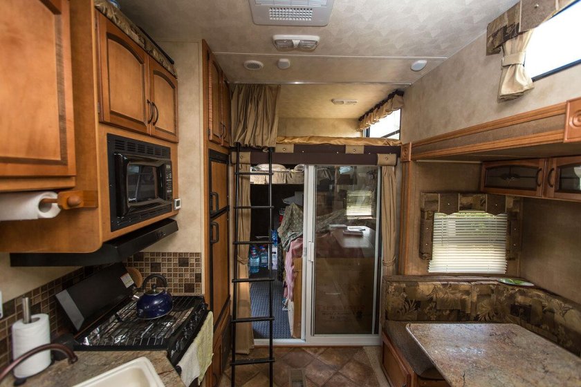 Американский дом на колесах внутри