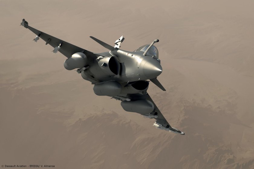 Французский истребитель Rafale Marine