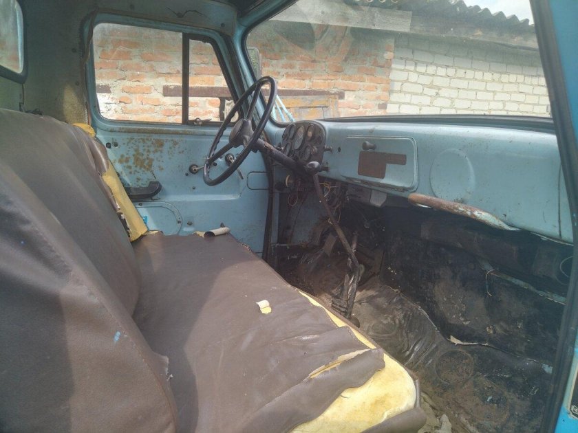 Газ 52 салон кабины