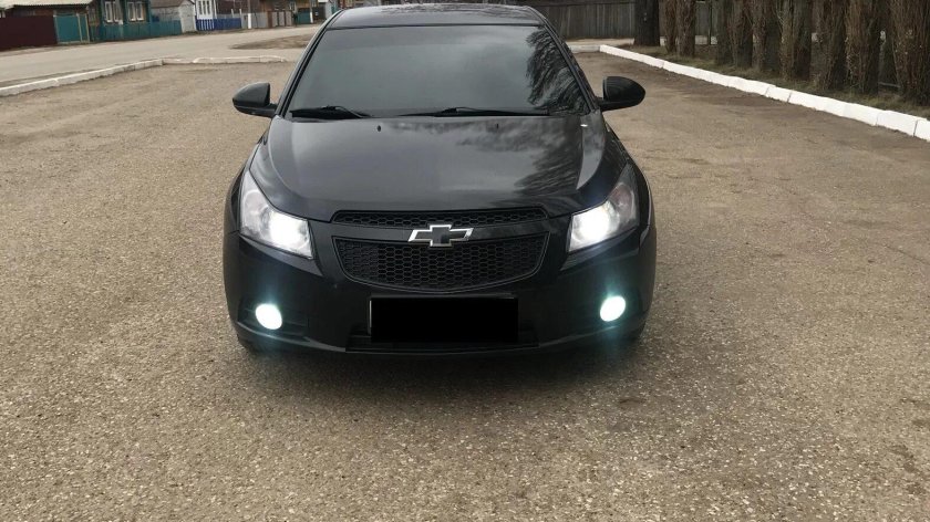 Шевроле Круз черный тонированный