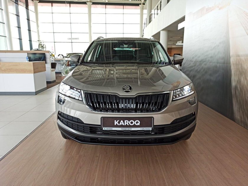 Шкода Карок цвет капучино