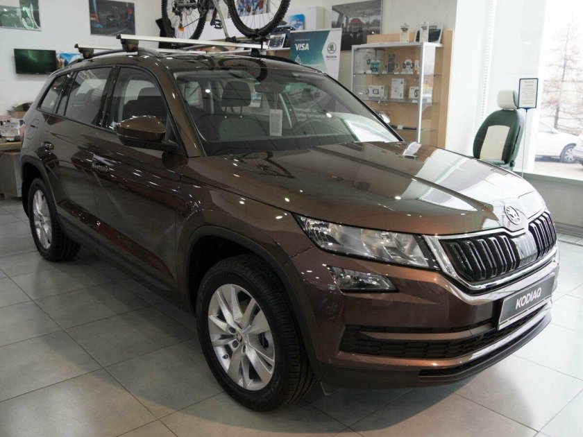 Шкода Кодиак коричневый