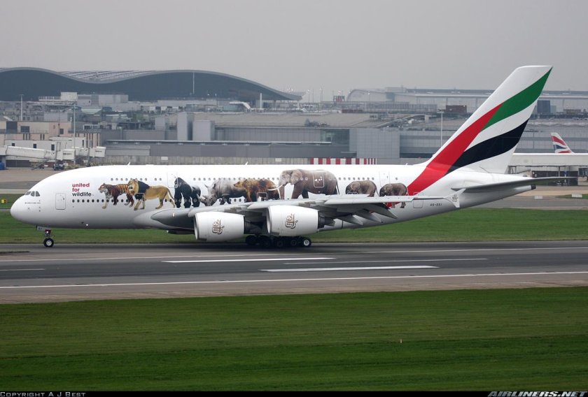 Ливрея авиакомпании Эмирейтс а 380