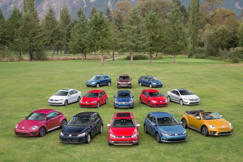 Volkswagen Модельный ряд